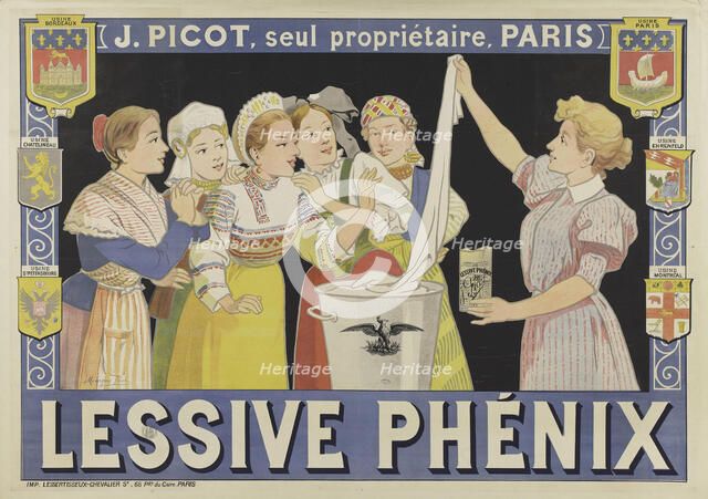 Lessive Phénix, ca 1895-1900. Creator: Mourgue frères (active ca 1900).