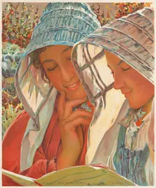 LEstampe Moderne: Liseuses. Creator: Louis Welden Hawkins (French, 1849-1910); Imprimerie Champenois