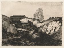 LEstaque, 1878. Creator: André Paul Borel (French, 1828-1912)