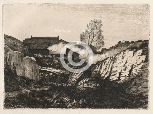 LEstaque, 1878. Creator: André Paul Borel (French, 1828-1912).