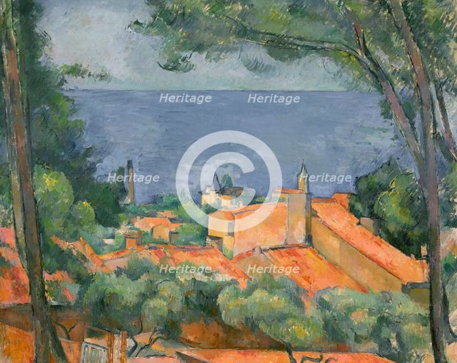 L'Estaque aux toits rouges, 1883-1885. Creator: Cézanne, Paul (1839-1906).
