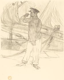 L'hareng saur, 1895. Creator: Henri de Toulouse-Lautrec