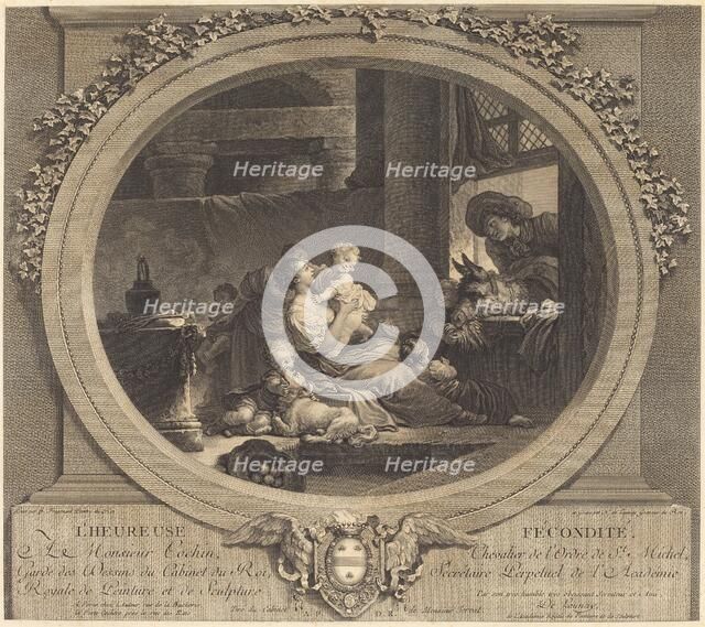 L'heureuse fécondité, 1777. Creator: Nicolas Delaunay.