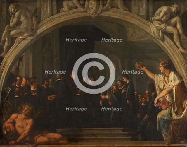 L'hommage du Sénat florentin au grand duc Ferdinand II, c.1621. Creator: Justus Sustermans.