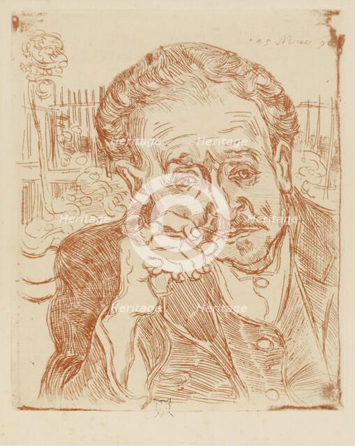 L'Homme à la pipe (Portrait of Dr. Gachet), 1890.