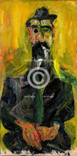 L'Homme au Chapeau, ca 1919. Creator: Soutine, Chaim (1893-1943).