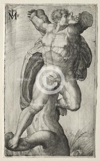 LHomme Crucific, 1550. Creator: Melchior Lorck (Danish, 1526/27-aft 1588).