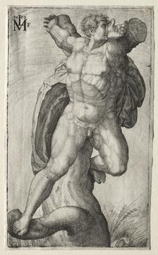 LHomme Crucific, 1550. Creator: Melchior Lorck (Danish, 1526/27-aft 1588)