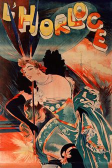 L'Horloge, 1900. Creator: Feure, Georges de