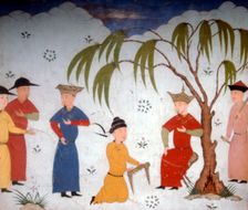 Li-ta-chih and Maksun, present history books to Uljaytu, c14th-15th century