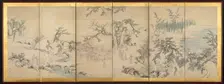 Literary Gathering in the Orchid Pavilion, late 1700s. Creator: Maruyama Okyo (Japanese, 1733-1795)