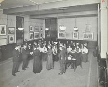 Literature class, Blackheath Road Evening Institute, London, 1908
