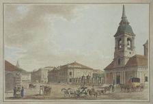 Liteyny Avenue in St. Petersburg, 1790. Artist: Malton, Thomas, the Elder (1726–1801)