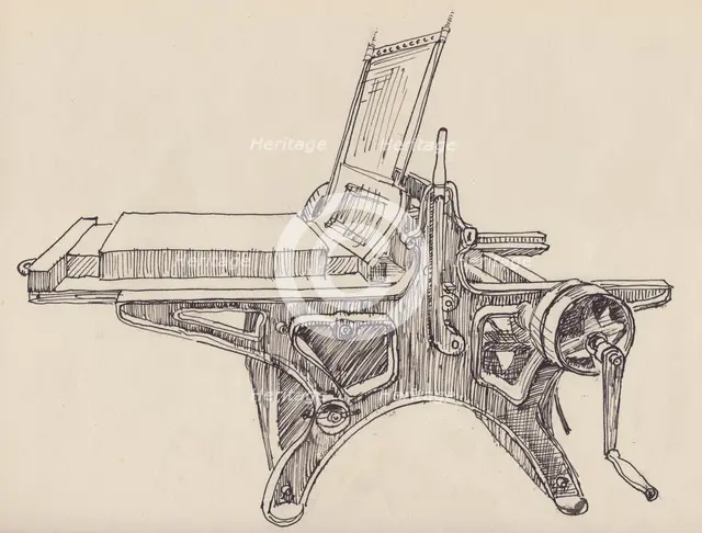 'Litho-press', 1951.  Creator: Shirley Markham.