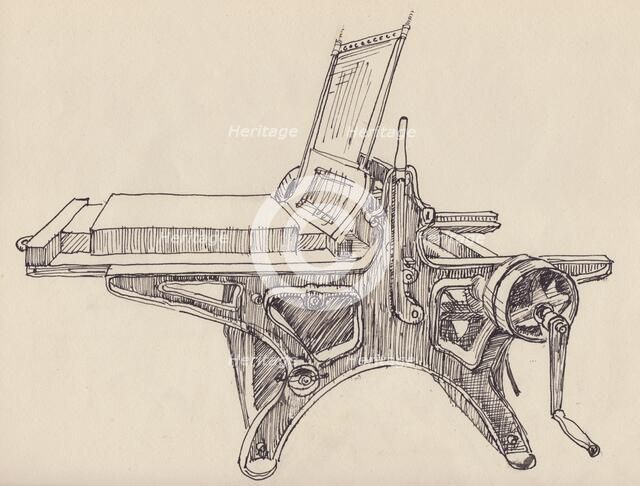 'Litho-press', 1951.  Creator: Shirley Markham.