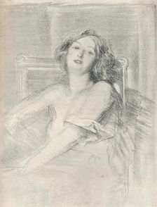 Lithograph portrait of a woman c1905. Artist: Albert de Belleroche