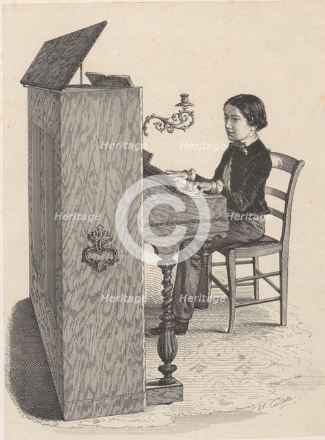 Lithographic Plates, 1850. Creator: Alexandre Désiré Collette.