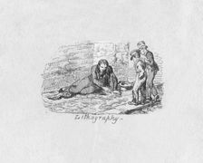Lithography 1829. Artist: George Cruikshank