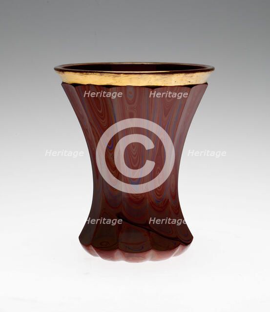 Lithyalin Beaker, Bohemia, c. 1830. Creator: Friedrich Egerman.