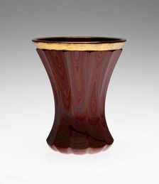 Lithyalin Beaker, Bohemia, c. 1830. Creator: Friedrich Egerman