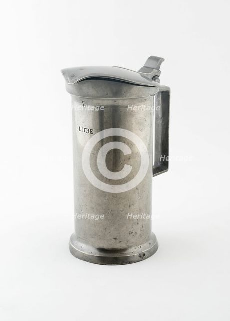 Litre Measure, Caen, 1875/1895. Creator: Maison Le Seigneur Deverre.