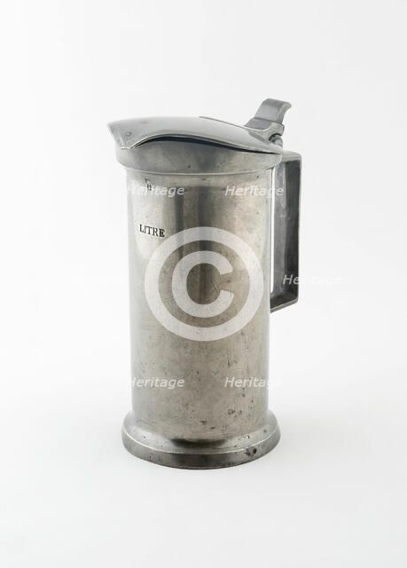 Litre Measure, Caen, 1875/1895. Creator: Maison Le Seigneur Deverre.