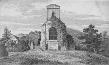 Little Malvern Church c1850. Artist: Baxter