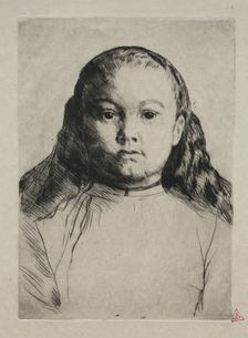 Little Marie. Creator: Alphonse Legros (French, 1837-1911)