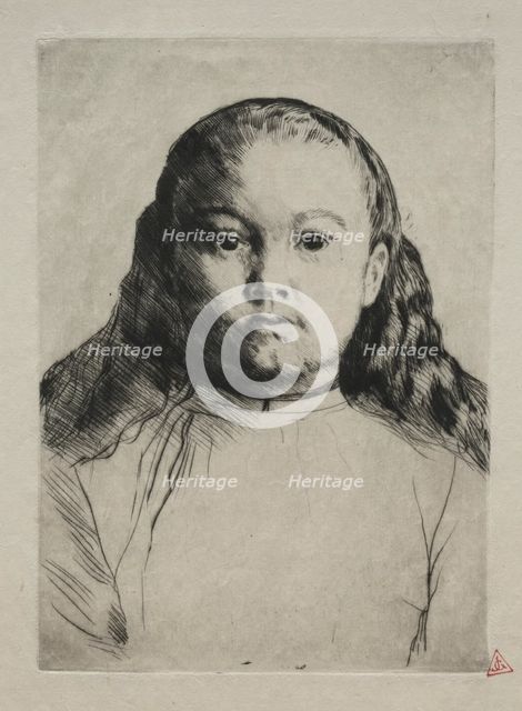 Little Marie. Creator: Alphonse Legros (French, 1837-1911).