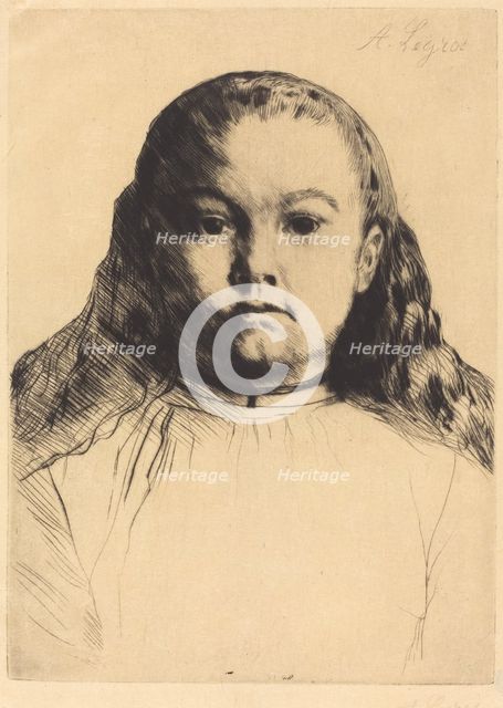 Little Marie (La petite Marie). Creator: Alphonse Legros.