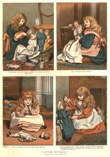 'Little Mothers; After Miss Emily Lees 1888. Creator: Unknown