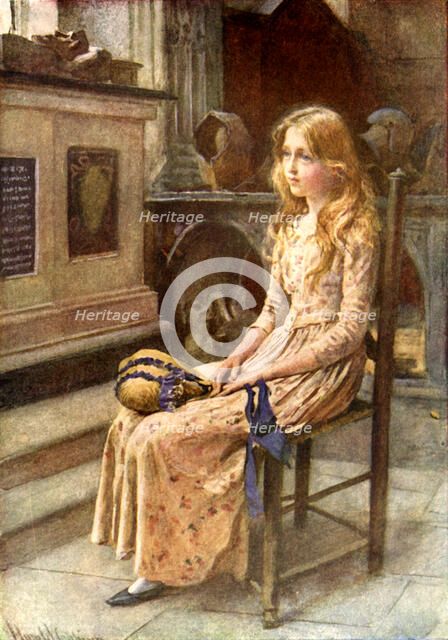 'Little Nell, from "Little Nell and her Grandfather"', c1900.  Creator: Harold Copping.