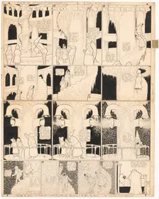 Little Nemo in Slumberland: Climbing the Great North Pole, 1907. Creator: Winsor McCay