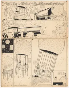 Little Nemo in Slumberland: "I don't like this, one little tiny bit, not one tiny weenie bit", 1906. Creator: Winsor McCay