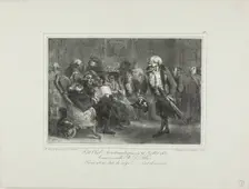 Little Aristocratic Club, July 28, 1830, 1831. Creator: Auguste Raffet