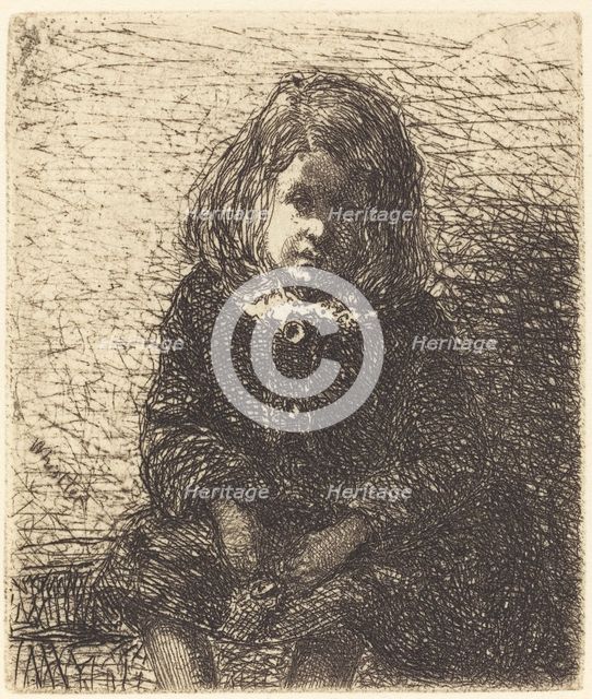 Little Arthur, c. 1857/1858. Creator: James Abbott McNeill Whistler.