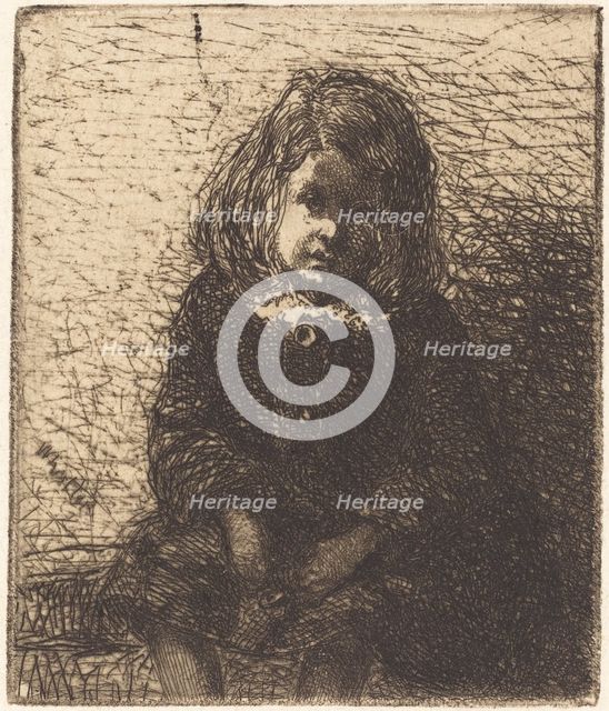 Little Arthur, c. 1857/1858. Creator: James Abbott McNeill Whistler.