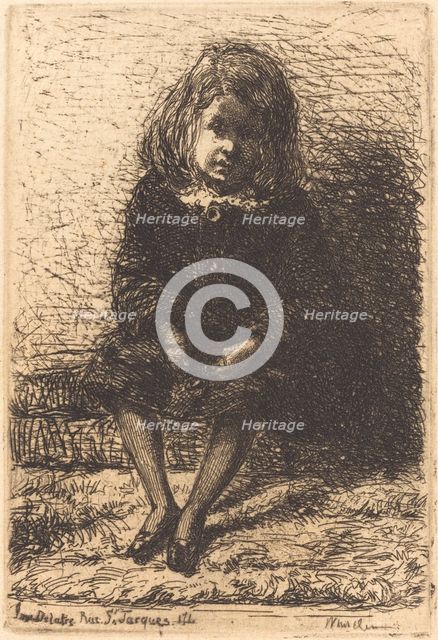 Little Arthur, c. 1857/1858. Creator: James Abbott McNeill Whistler.