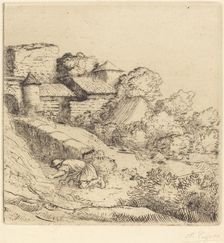 Little Burner of Grass (Le petit bruleur d'herbe). Creator: Alphonse Legros