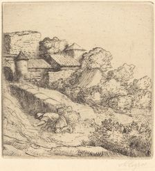 Little Burner of Grass (Le petit bruleur d'herbe). Creator: Alphonse Legros