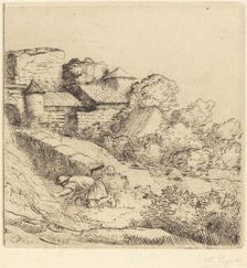 Little Burner of Grass (Le petit bruleur d'herbe). Creator: Alphonse Legros