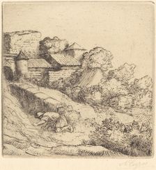 Little Burner of Grass (Le petit bruleur d'herbe). Creator: Alphonse Legros