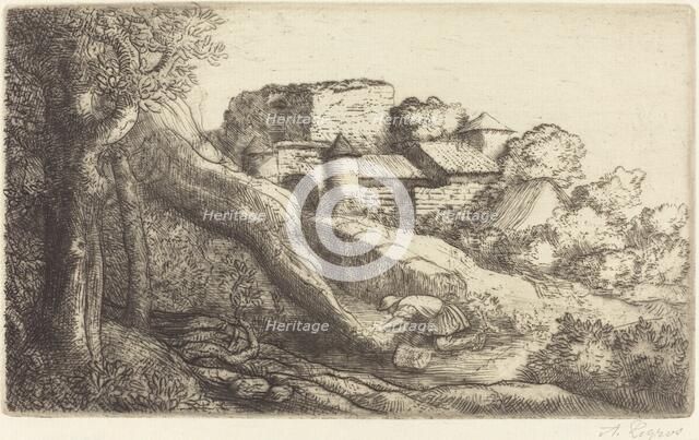 Little Burner of Grass (Le petit bruleur d'herbe). Creator: Alphonse Legros.