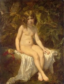 Little Bather, 1849. Creator: Thomas Couture