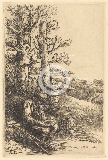 Little Beggar (Le petit mendiant). Creator: Alphonse Legros.