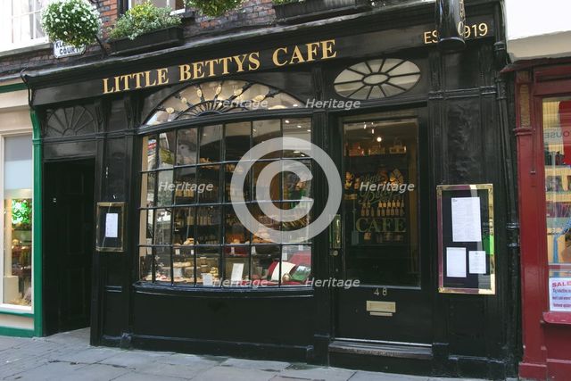 Little Betty's Cafe, York, North Yorkshire. Creator: Peter Thompson.