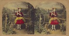 Little Bo-Peep Has lost her sheep, etc., about 1865. Creator: London Stereoscopic & Photographic Co