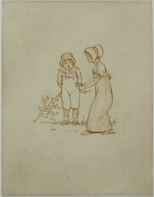 Little Boy and Girl, n.d. Creator: Catherine Greenaway