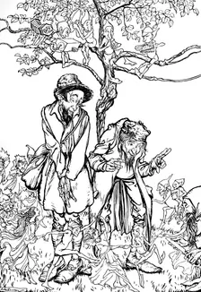 Little Brother and Little Sister 1917, (1923). Artist: Arthur Rackham