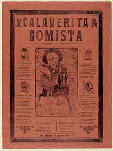 Little Calavera of General Gómez, n.d. Creator: José Guadalupe Posada